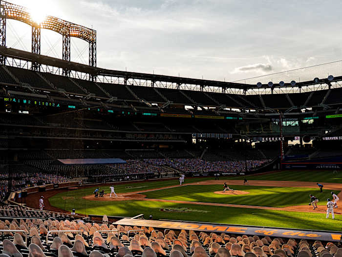 Wide shot of Citi Field